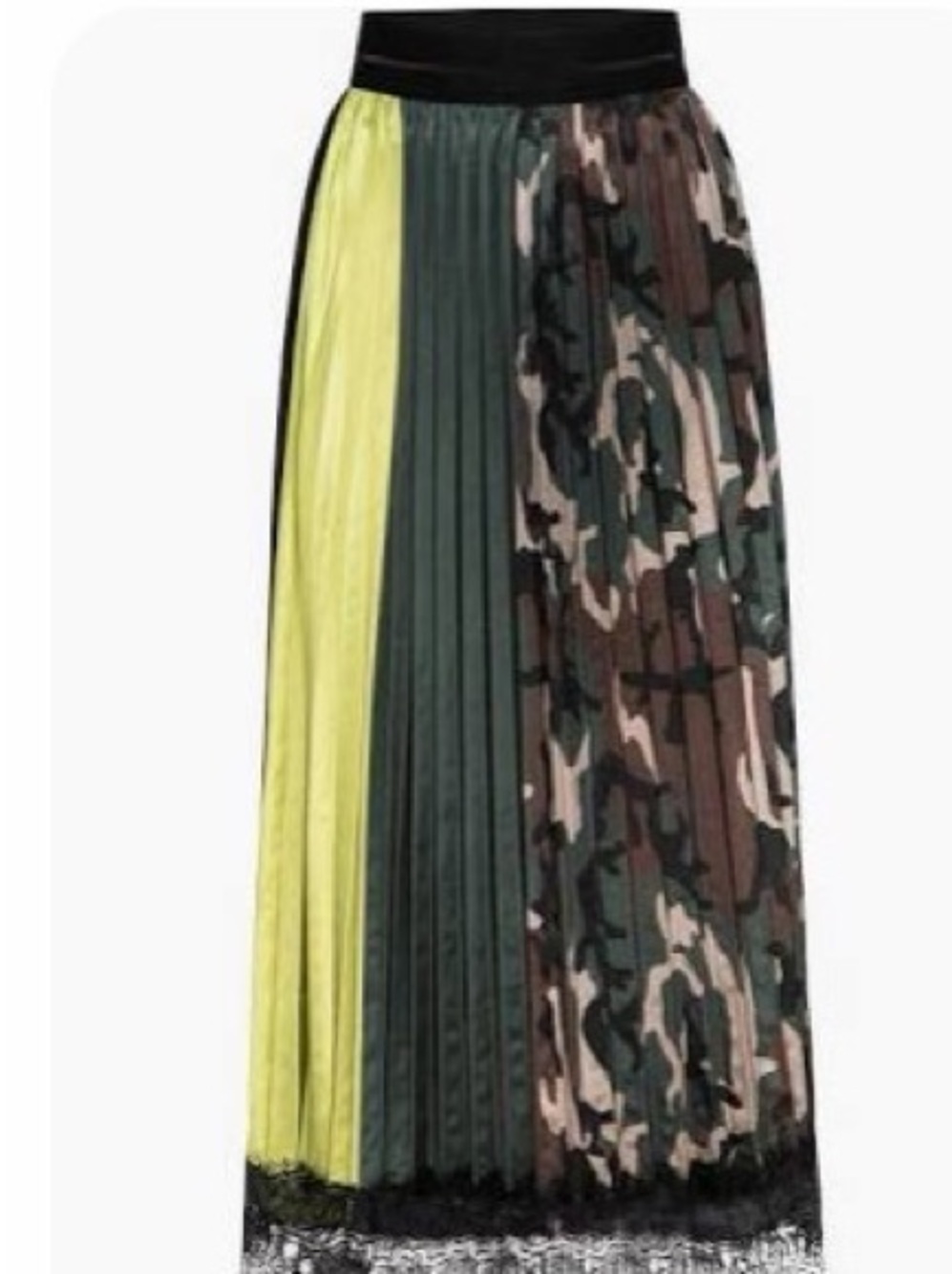 Le Superbe Urban Camo Pleat Skirt - Picture 1 of 4